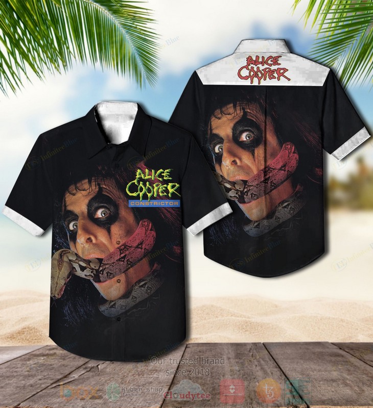 Alice Cooper Band Dirty Diamonds Hawaiian Shirt