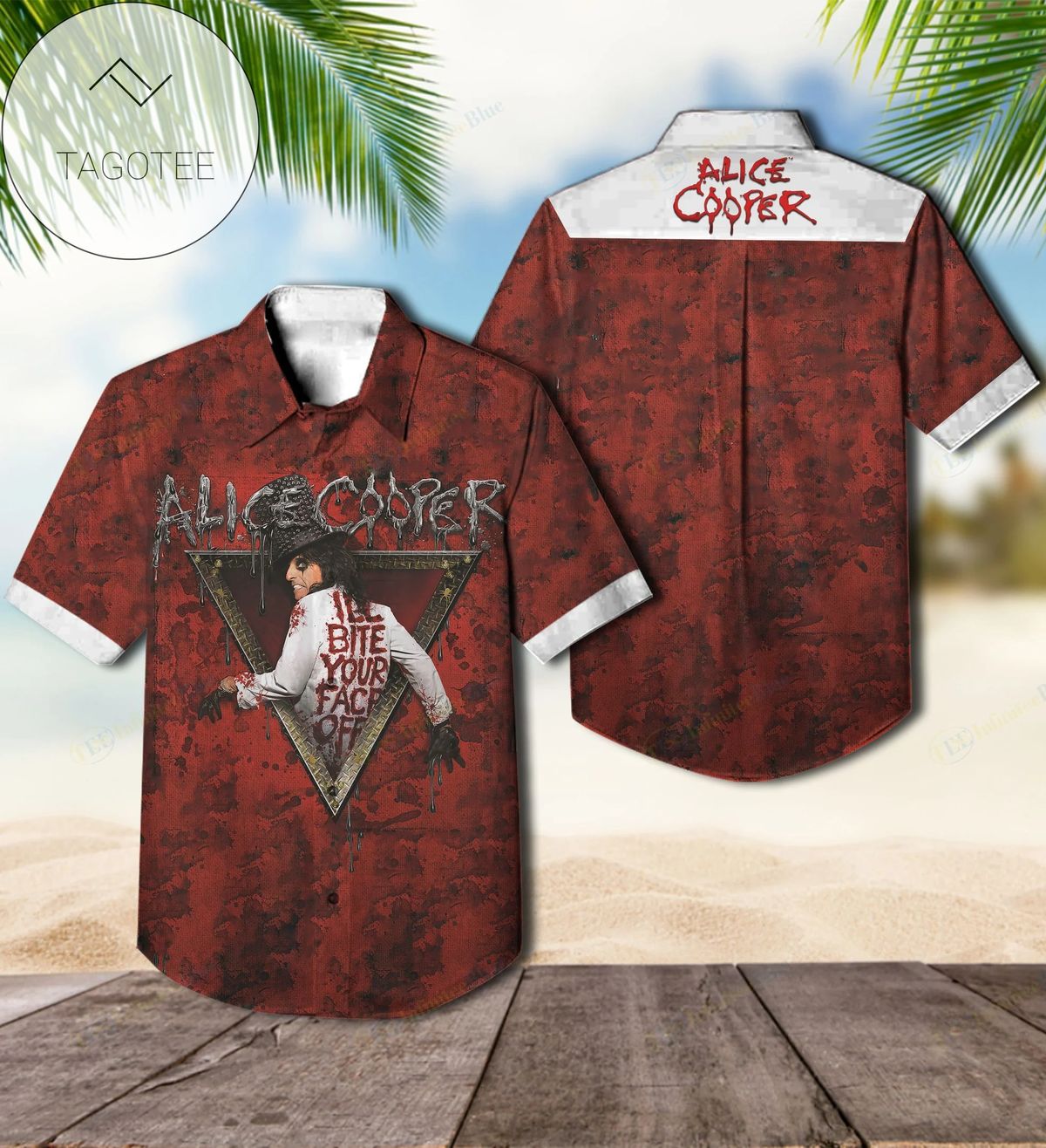 Alice Cooper Constrictor Hawaiian Shirt