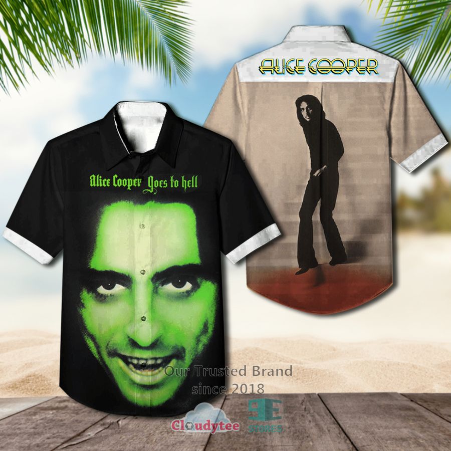 Alice Cooper Band Hawaiian Shirt, Shorts