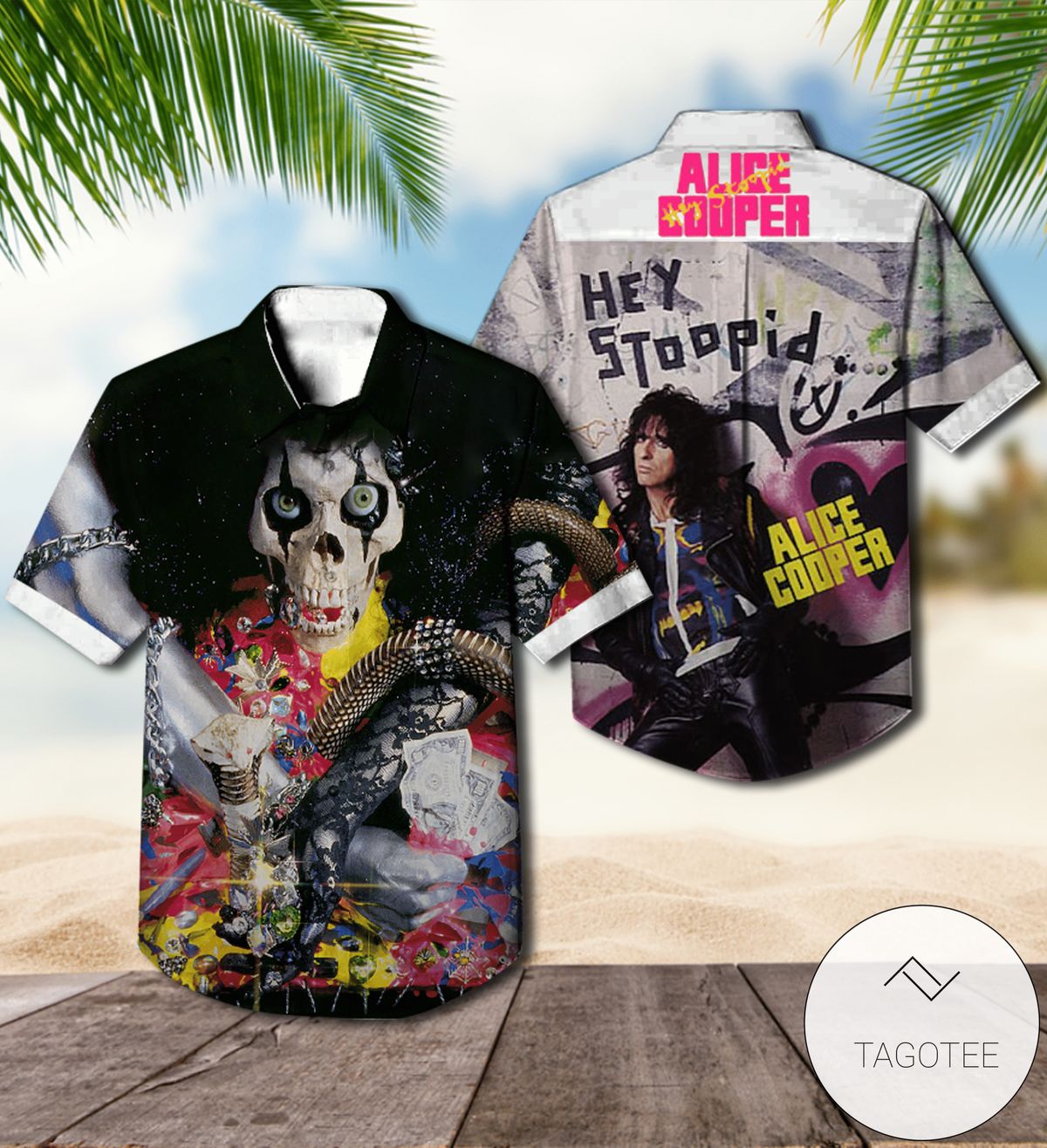 Alice Cooper Killer Album Cover Hawaiian Shirt