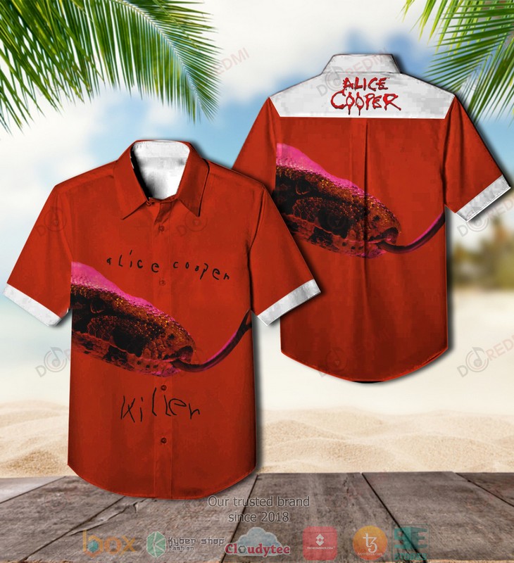 Alice Cooper Killer Album Short Sleeve Hawaiian Shirt