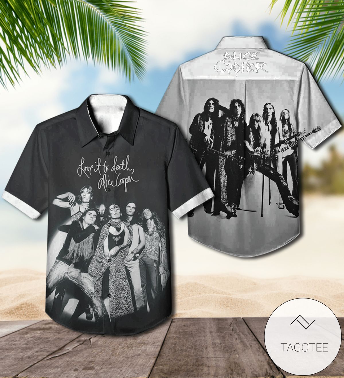 Alice Cooper Love It To Death Hawaiian Shirt