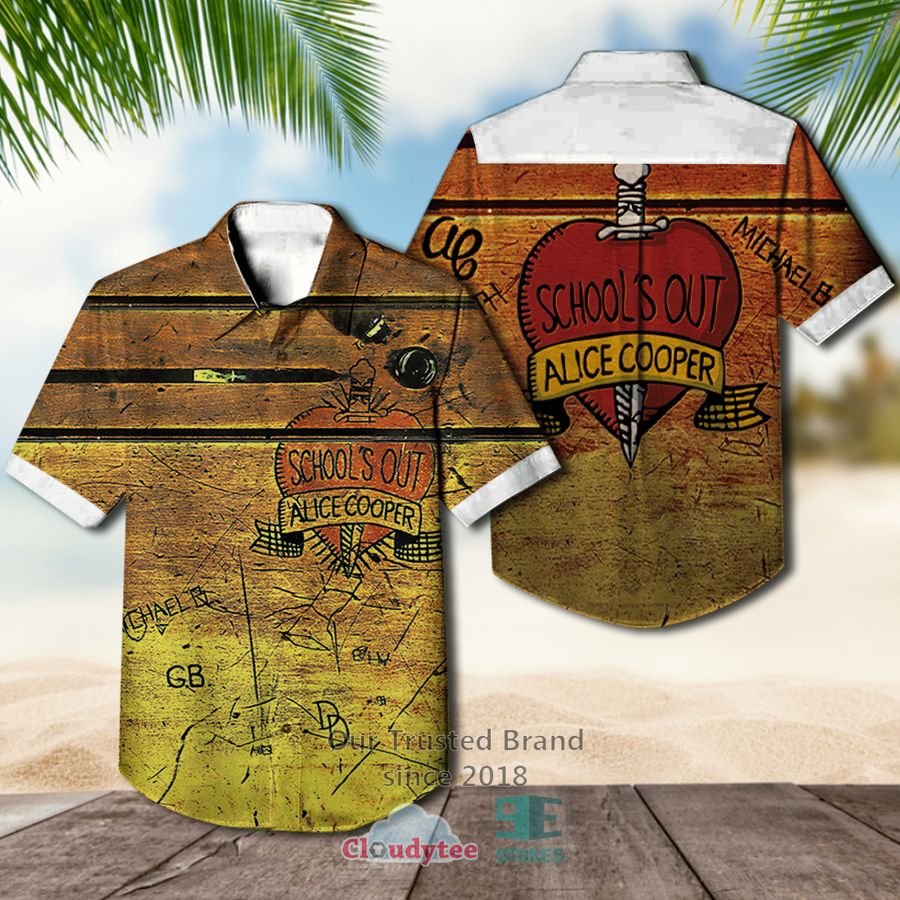 Alice Cooper School’s Out Hawaiian Casual Shirt