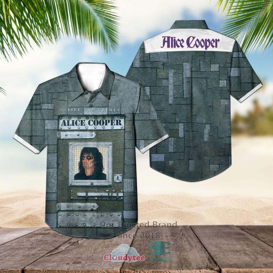 Alice Cooper School’s Out Hawaiian Casual Shirt