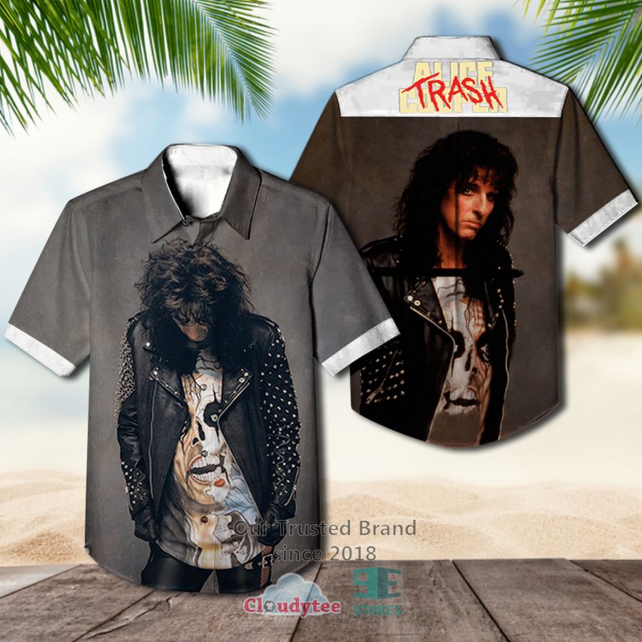 Alice Cooper The Life and Crimes Hawaiian Casual Shirt