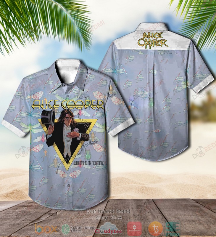 Alice Cooper School’s out Short Sleeve Hawaiian Shirt