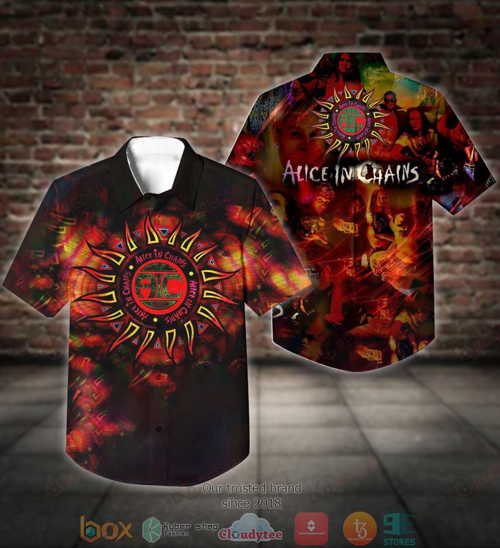 Alice In Chains Dirt Short Sleeve Hawaiian Shirt