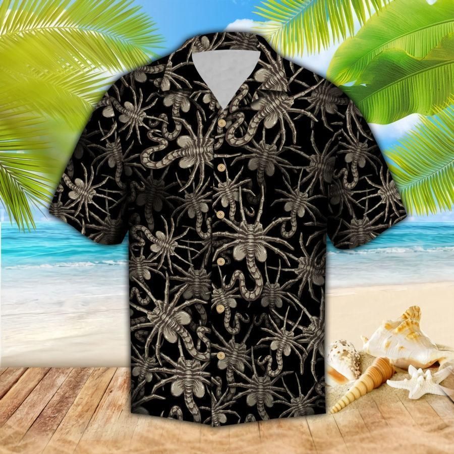 Alien Brown Amazing Design Hawaiian Shirt For Men Women