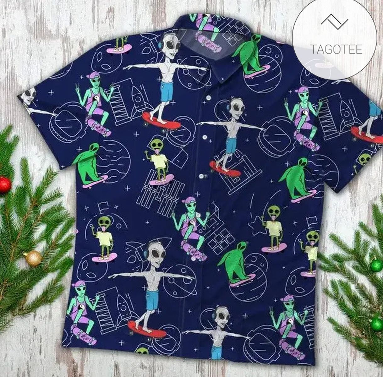 Alien Hawaiian Shirt Alien Shirt For Alien Lover