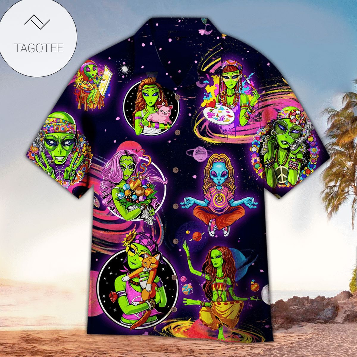 Alien Hawaiian Shirt Perfect Gift Ideas For Alien Lover