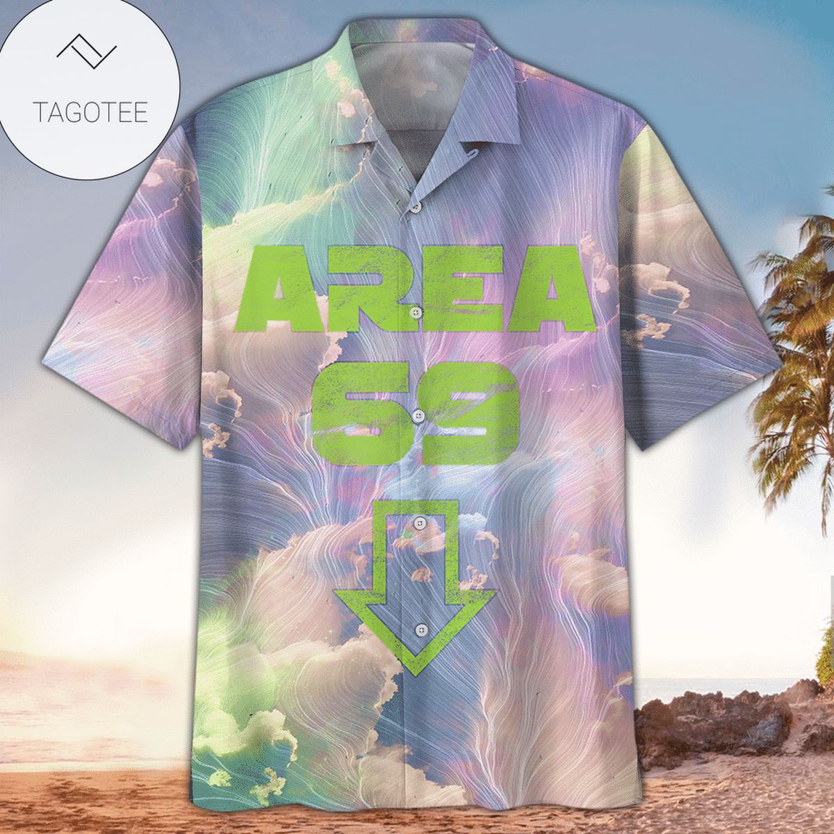 Alien Hippie Hawaiian Shirt