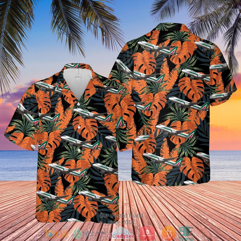 Alitalia Sud Aviation Caravelle Hawaiian Shirt