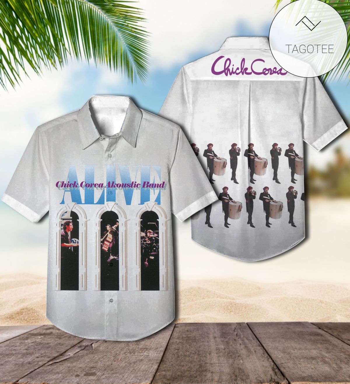 Alive Album By Kiss Hawaiian Shirt