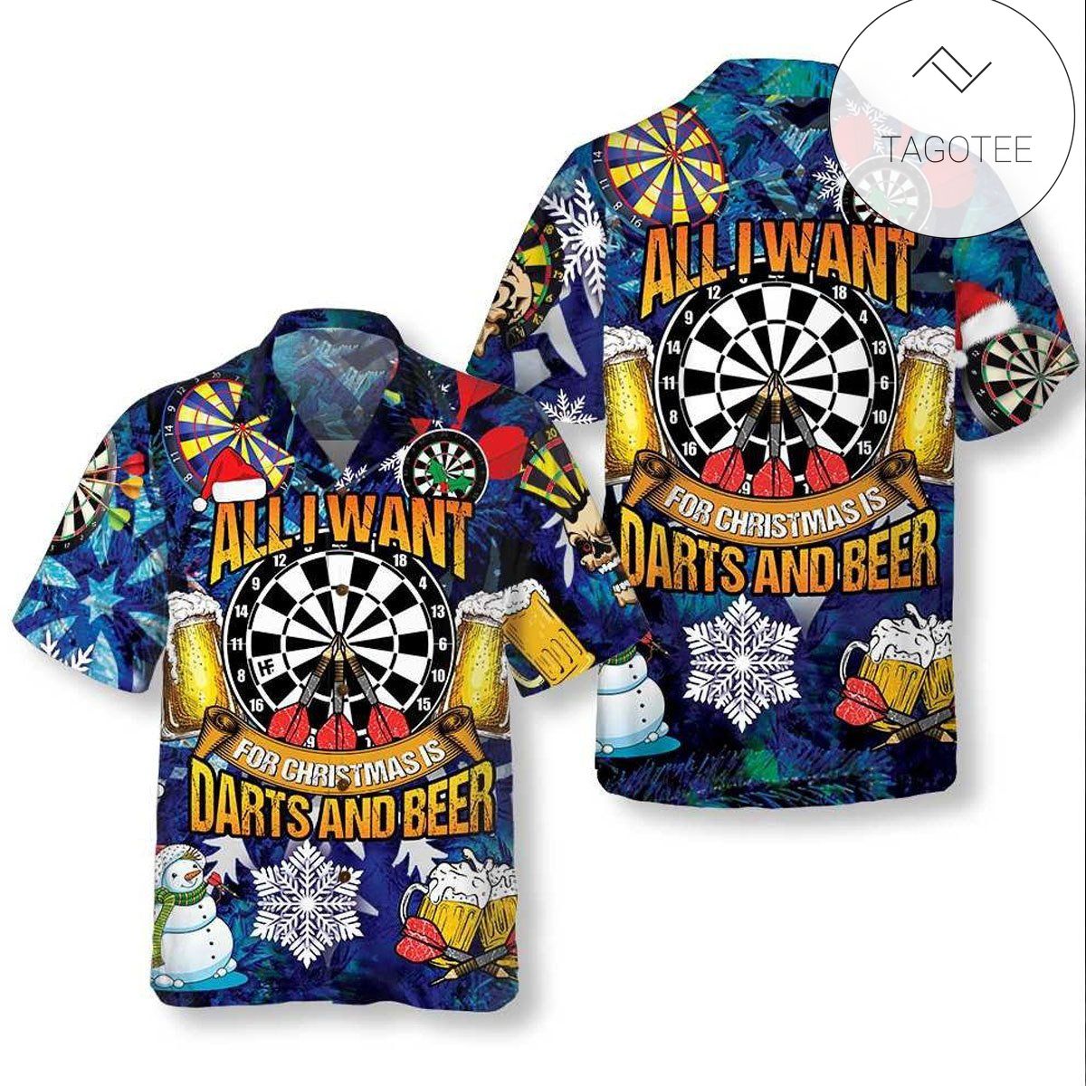 All Of Christmas Hawaiian Shirt 3d T Shirt