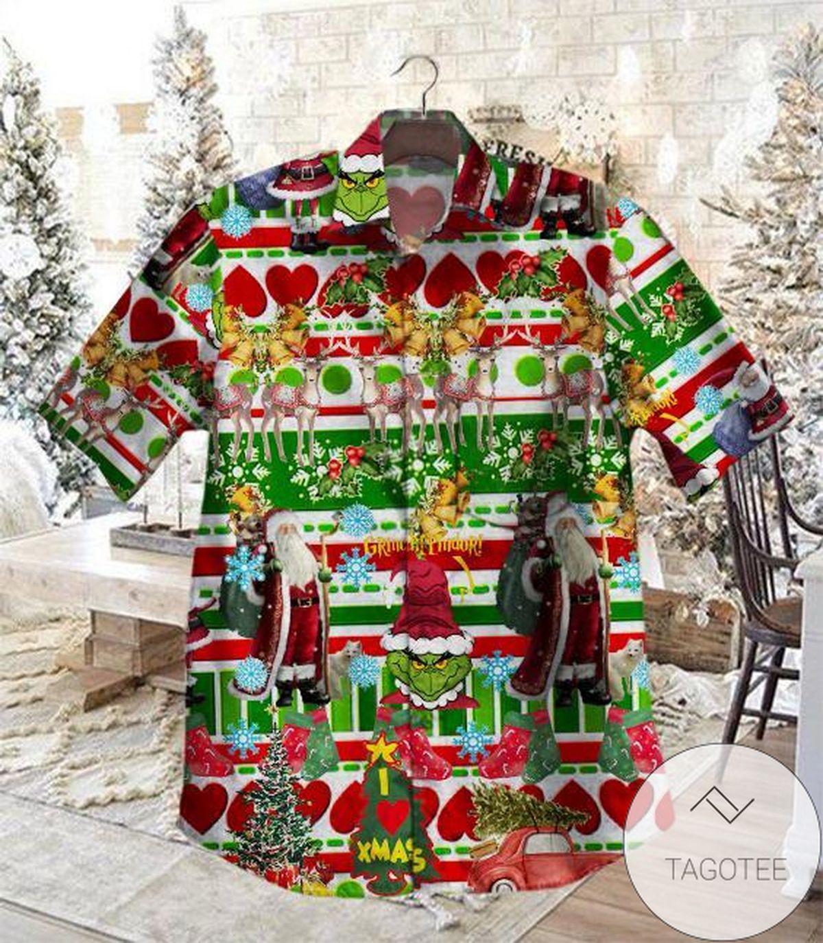 All I Want For Christmas Is Darts And Beer Hawaiian Shirt