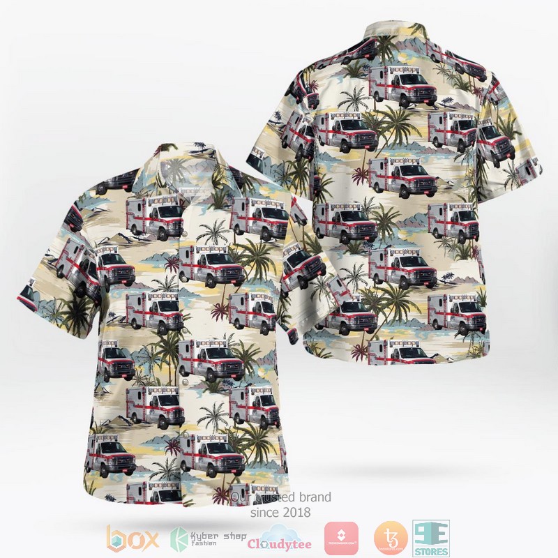 Allen Texas Allen Fire Department Hawaiian Shirt