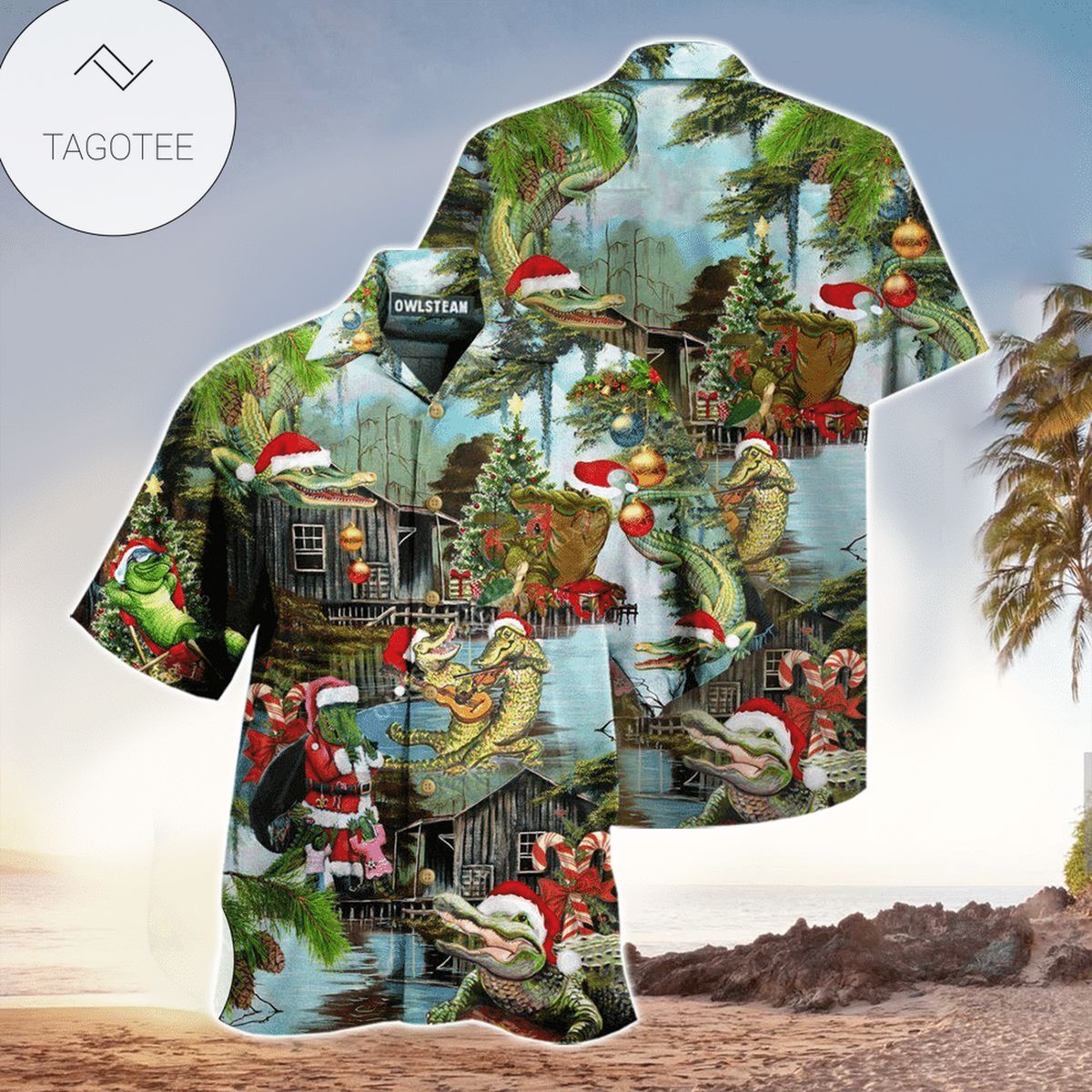 Alligator Hawaii Shirt Perfect Hawaiian Shirt For Alligator Lover