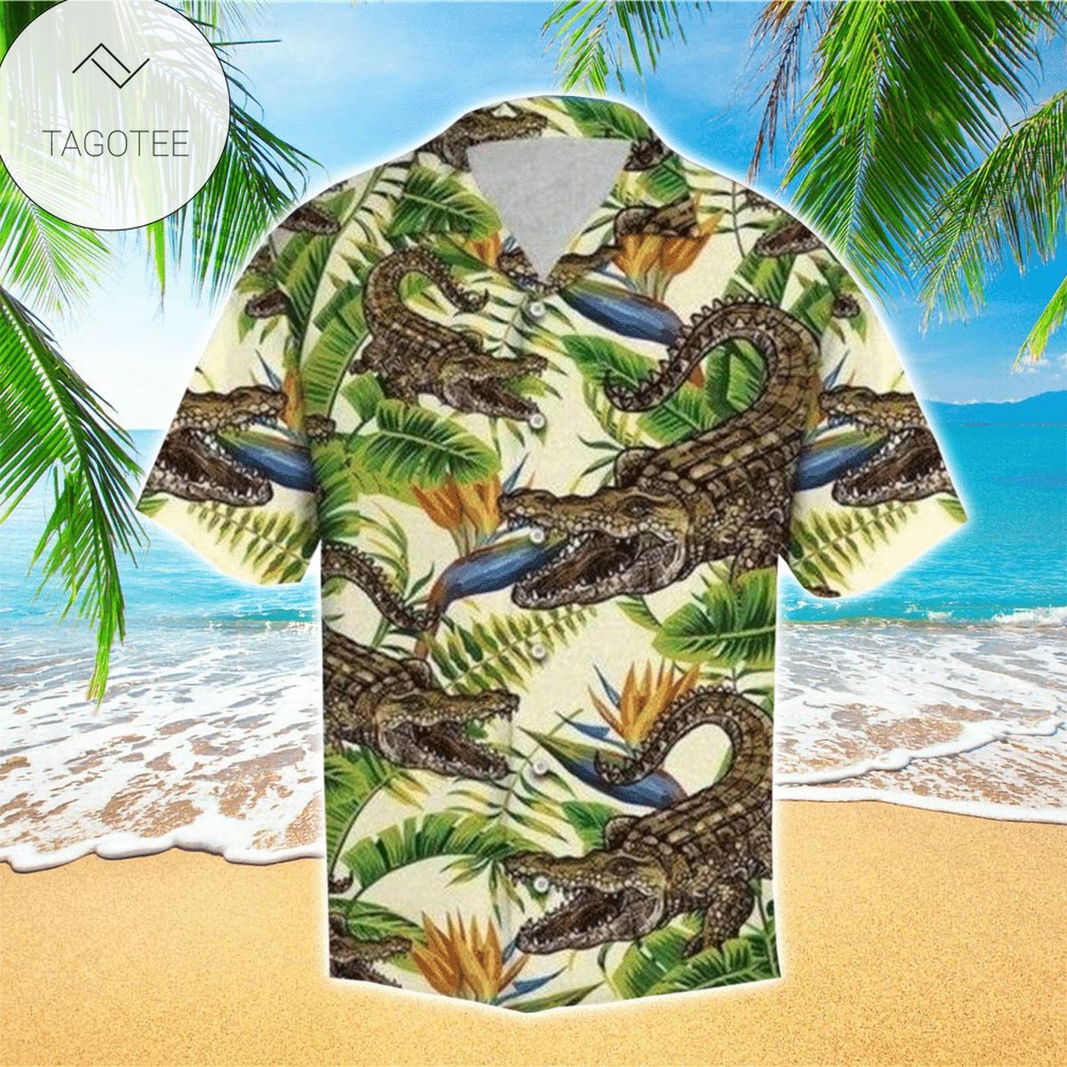 Alligator Christmas Hawaii Shirt Perfect Hawaiian Shirt For Alligator Lover