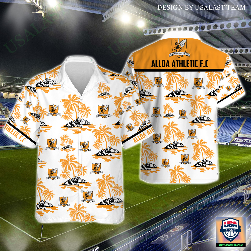 Alloa Athletic F.C Parrot Hawaiian Shirt