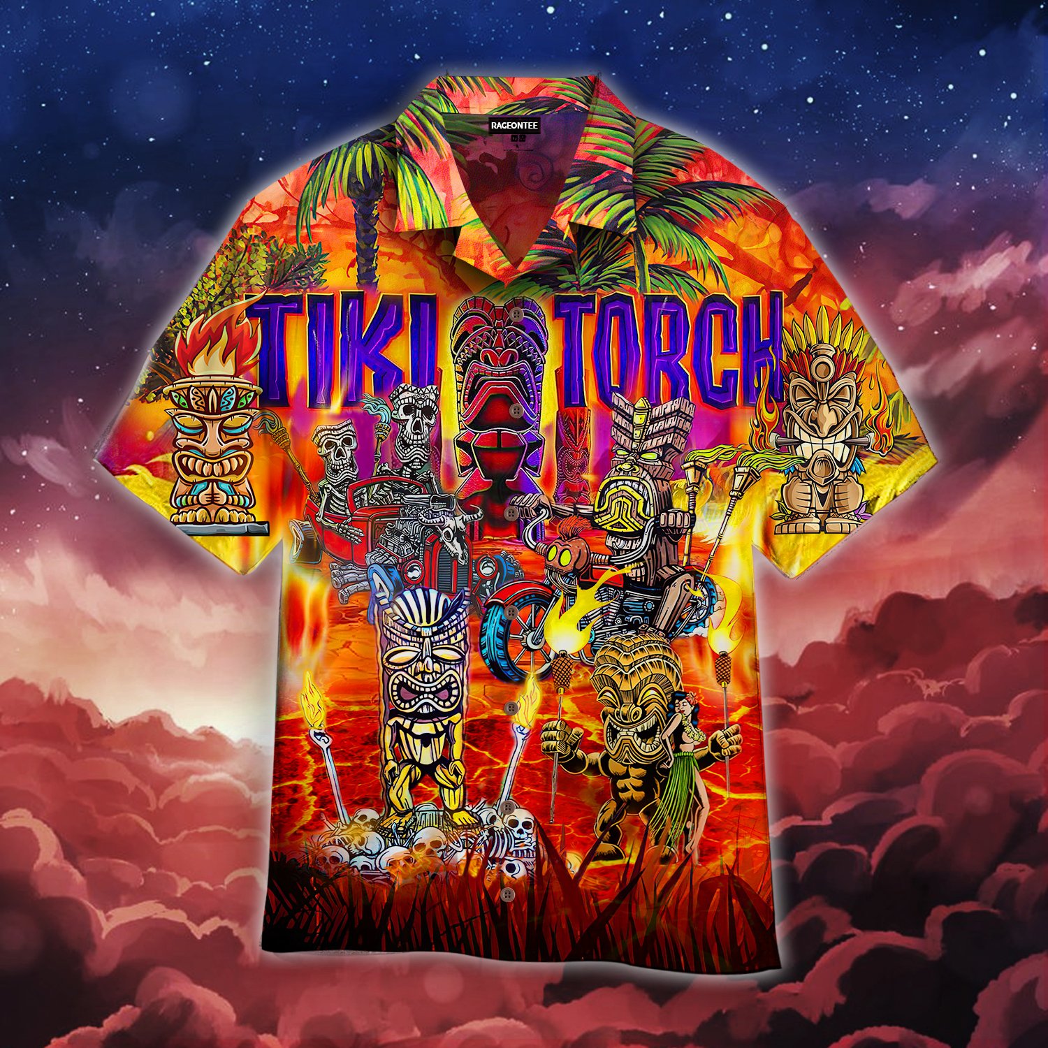 Aloha Tiki Tiki Hawaiian Shirt For Men Women