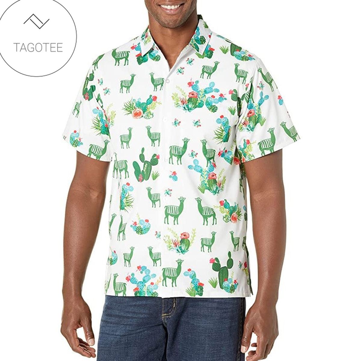 Alpaca Lovers Hawaiian Shirt