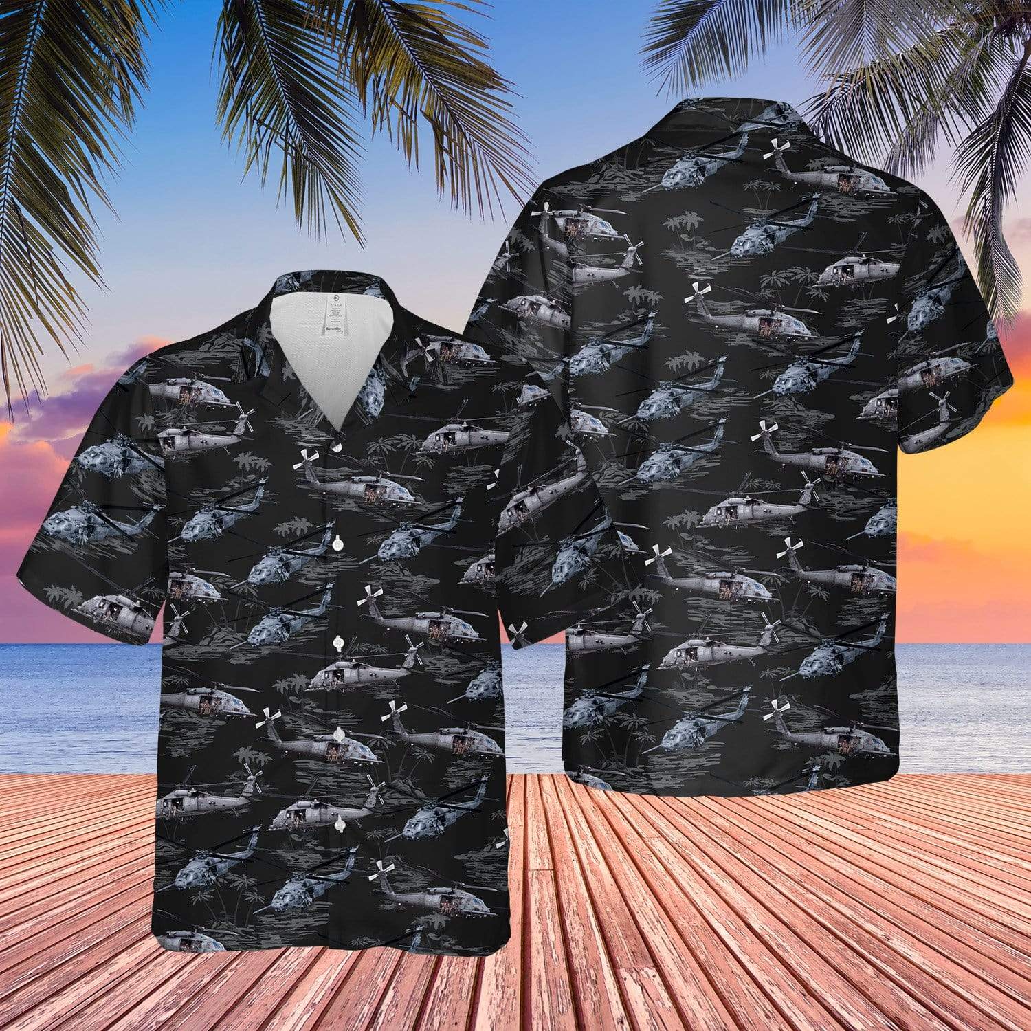 Amazing Blue Dragon Hawaiian Aloha Shirt For Men Women