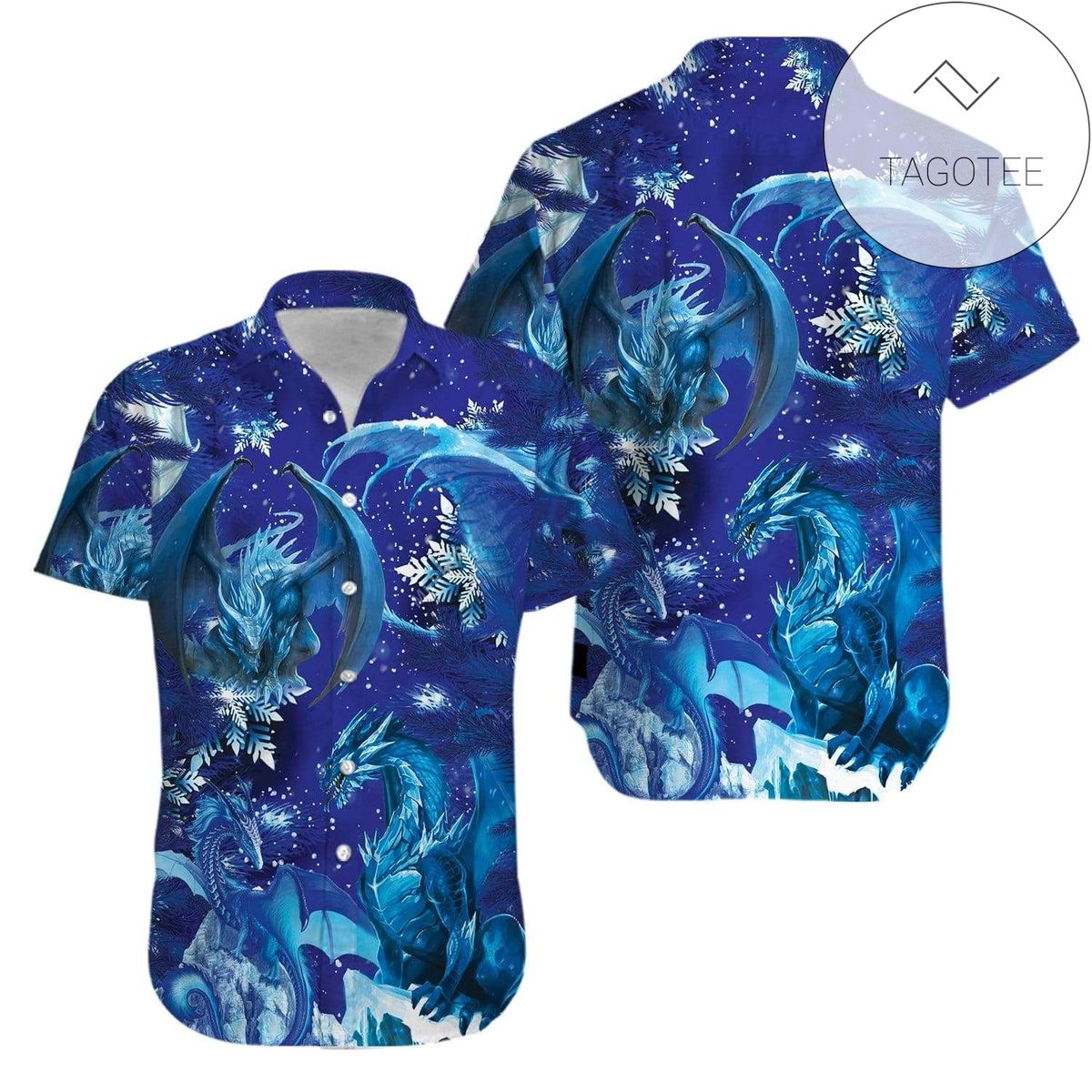 Amazing Blue Scuba Diving And Coral Reefs Hawaiian Aloha Shirts