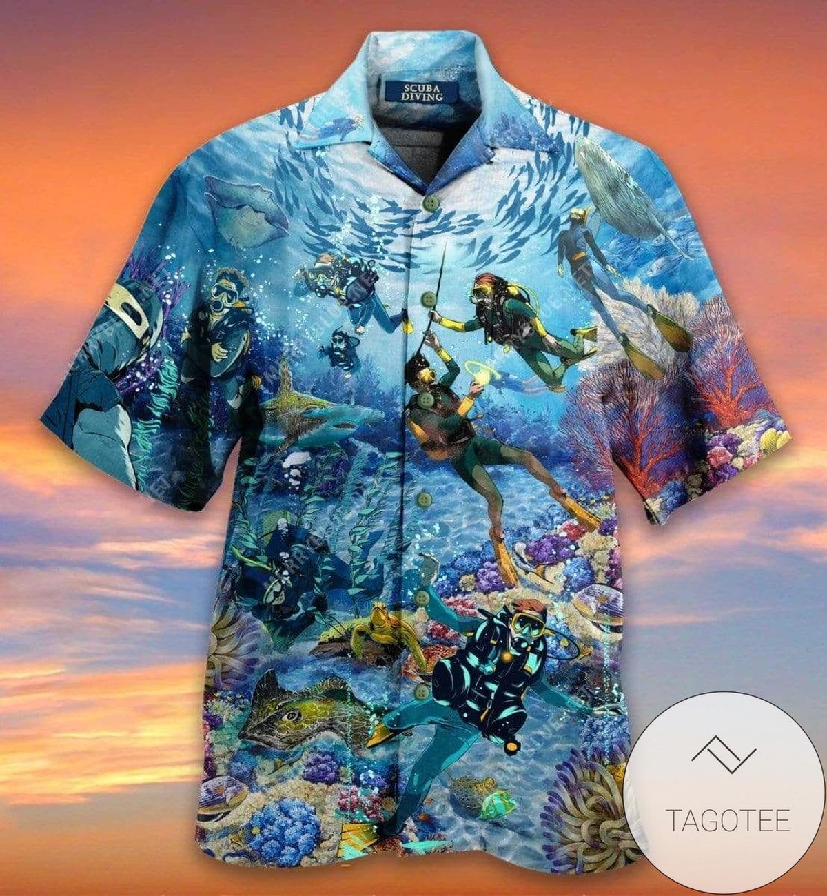 Amazing Blue Dragon 2022 Authentic Hawaiian Aloha Shirts