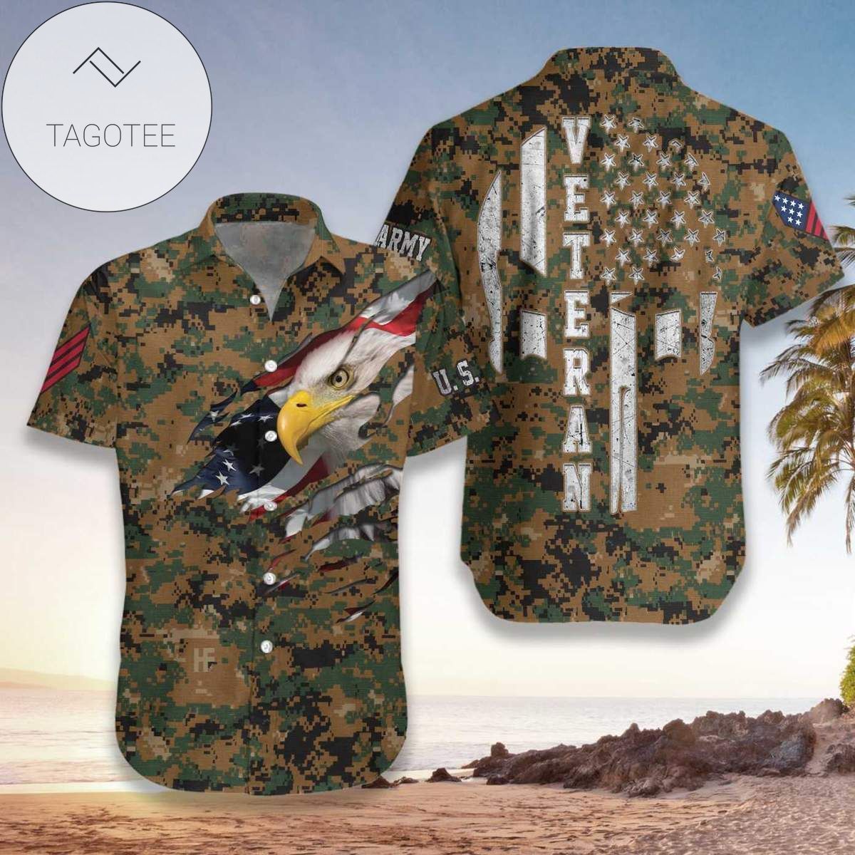 Amazing Camo Flamingo Hawaiian Shirt Summer Button Up Shirt For Men Latest Shirt 2020