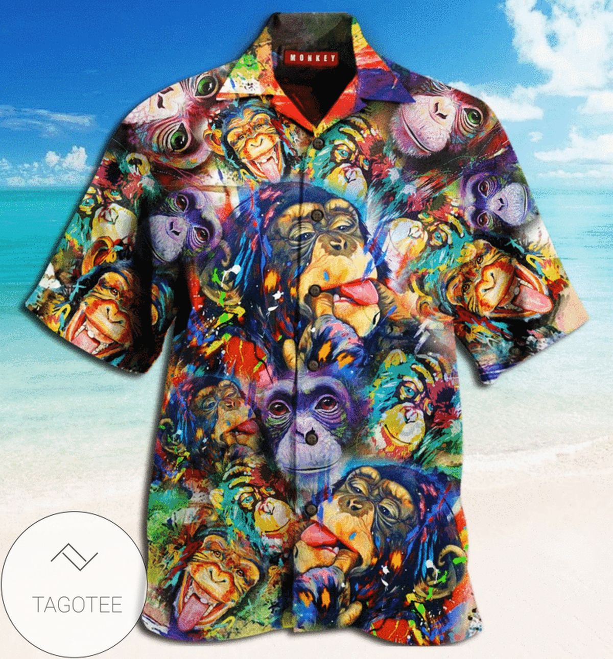 Amazing Colorful Art Happy Easter Bunny Unisex 2022 Authentic Hawaiian Shirts