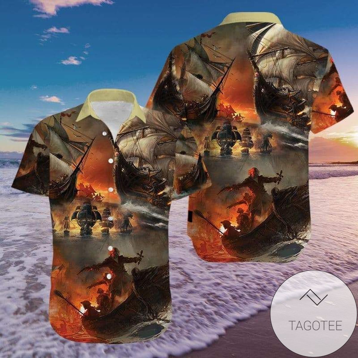 Amazing Flute 3d Hawaiian Shirt For Men With Vibrant Colors And Textures