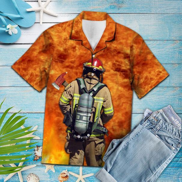 Amazing Firefighter Hawaiian Shirt For Men Women