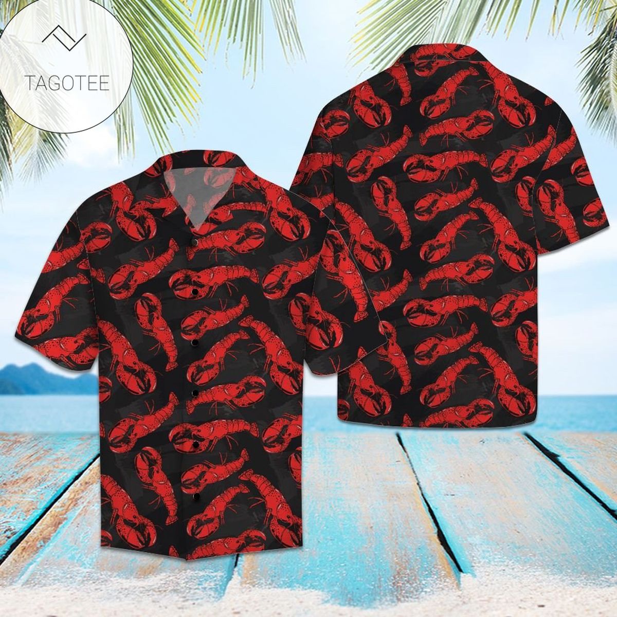 Amazing Lobster Tropical Unisex Authentic Hawaiian Shirt 2022s