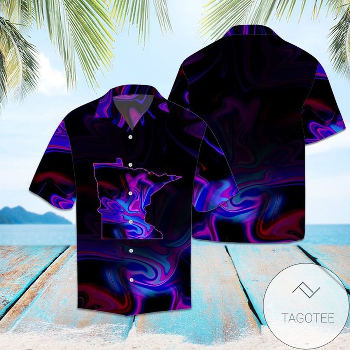 Amazing Military Hawaiian Shirt For Men With Vibrant Colors And Textures