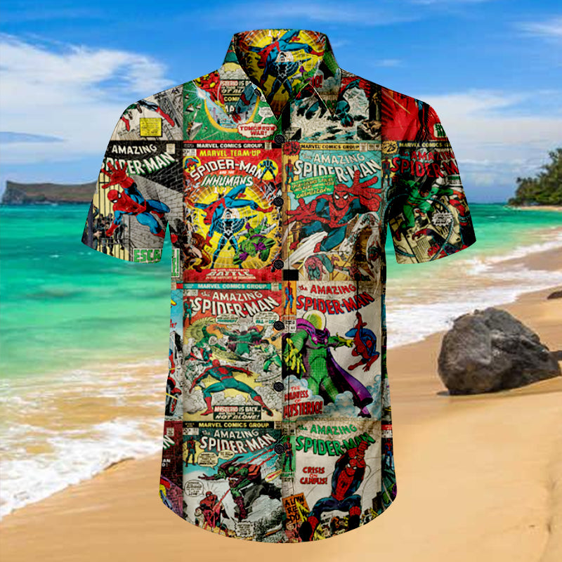 Amazing Spider Man Marvel Hawaiian Shirt