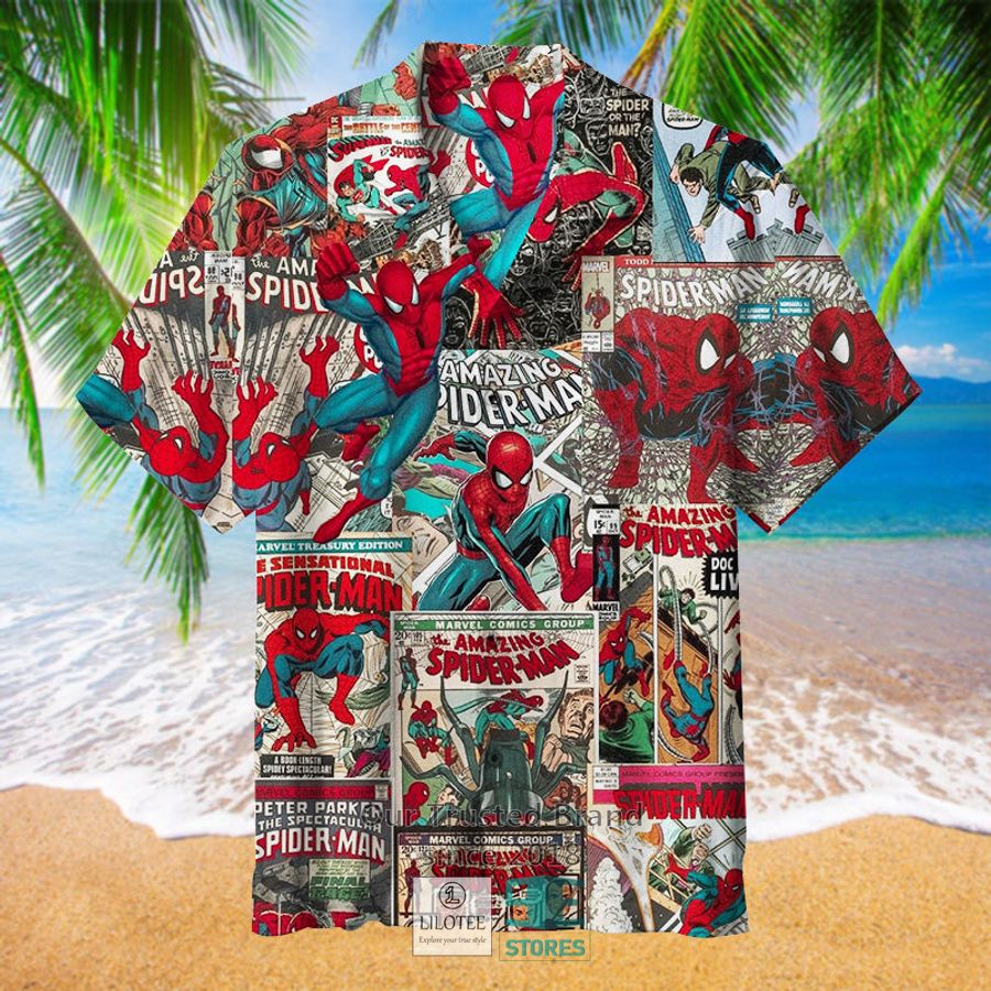 Amazing Spiderman Poster Hawaiian Shirt