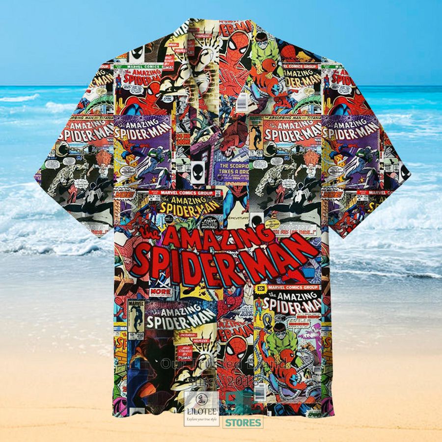 Amazing Spiderman Poster Hawaiian Shirt