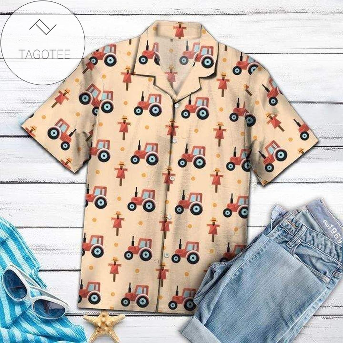 Amazing Tiki Tiki Can’t You See Green Unisex Hawaiian Shirts