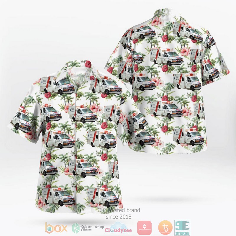 Ambulance Hinz GmbH Berlin Germany Fleet Hawaiian Shirt