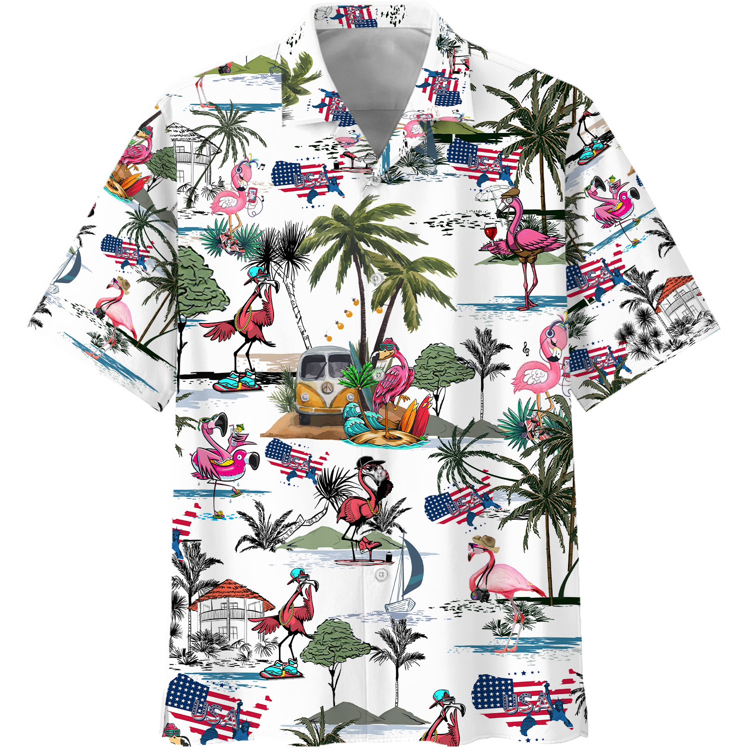 America God Hawaiian Shirt For Men Women