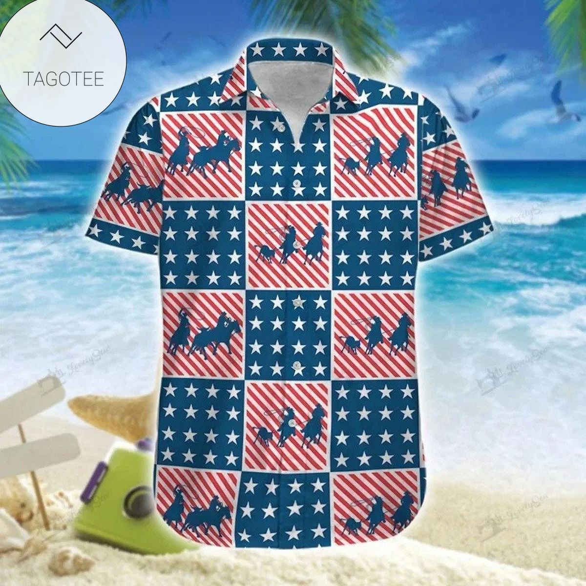 America Skull Pride Hawaiian Shirt