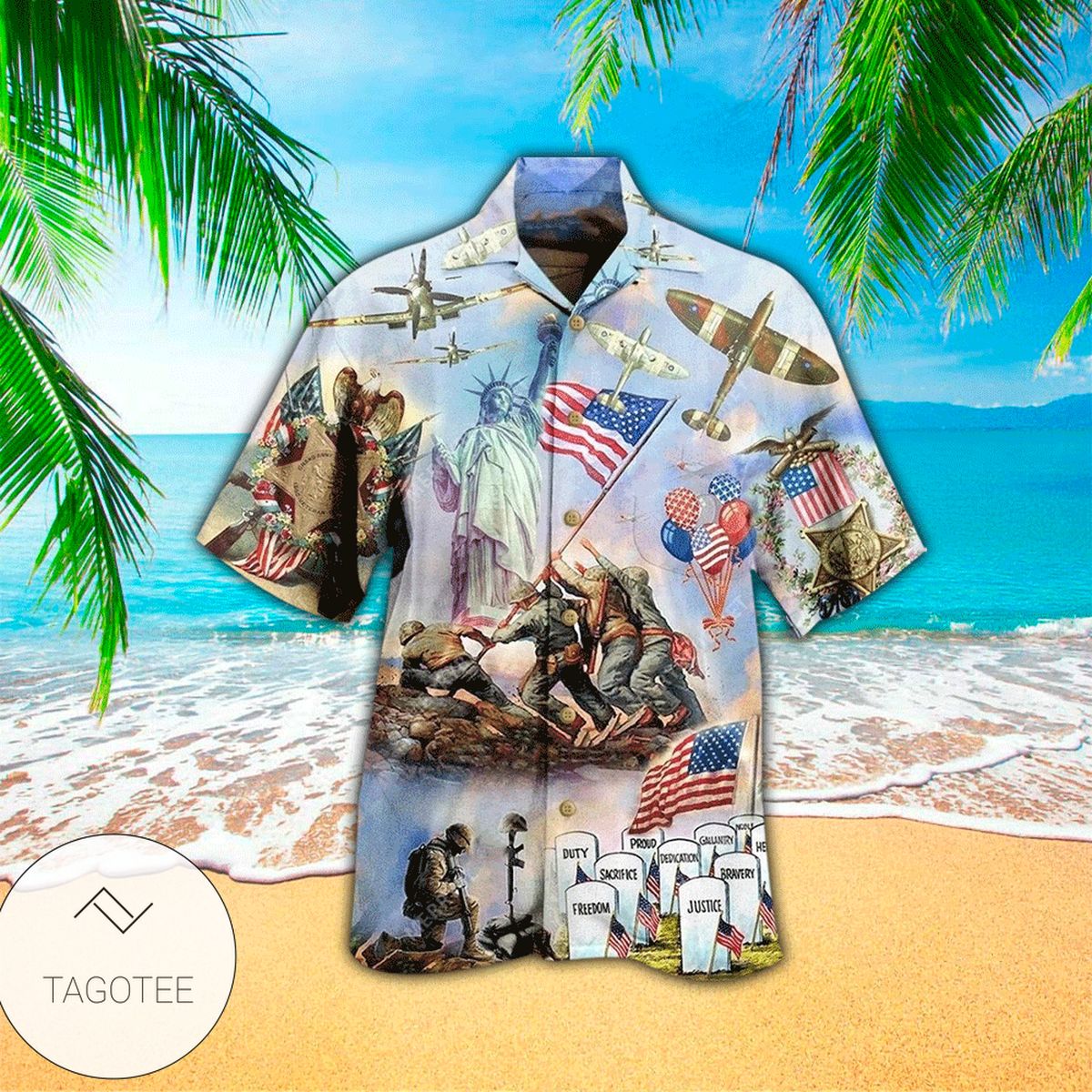 American Airlines Airbus A321 At Los Angeles International Airport Hawaiian Shirt