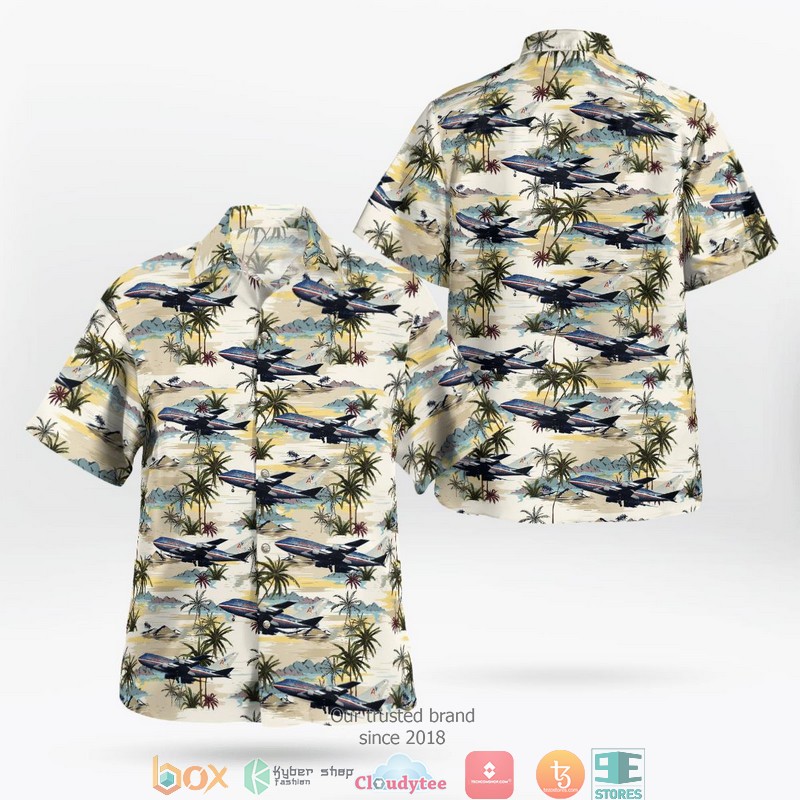 American Airlines Boeing 777-200ER Hawaiian Shirt