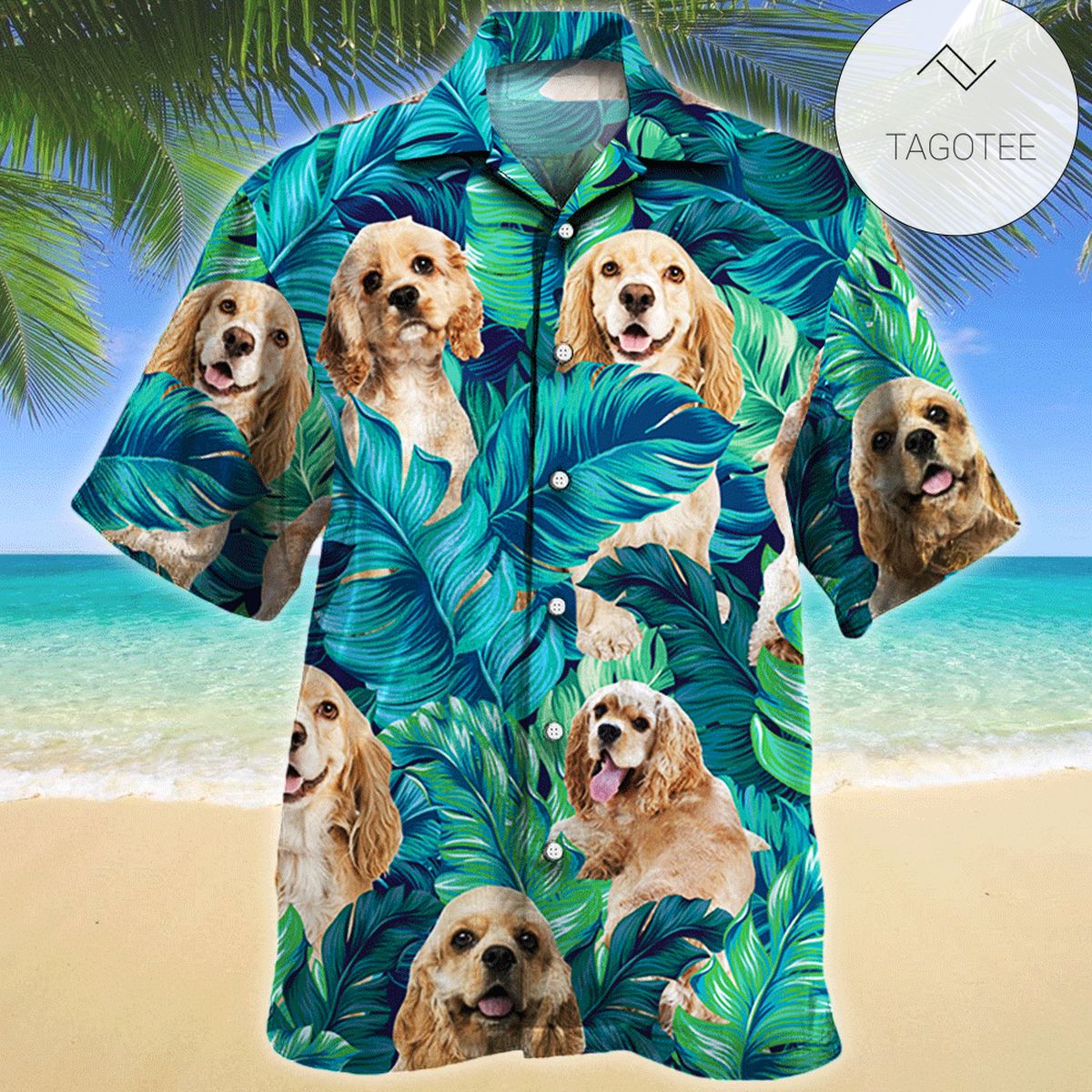 American Cat Lovers For Men And Women Graphic Print Short Sleeve Hawaiian Casual Shirt