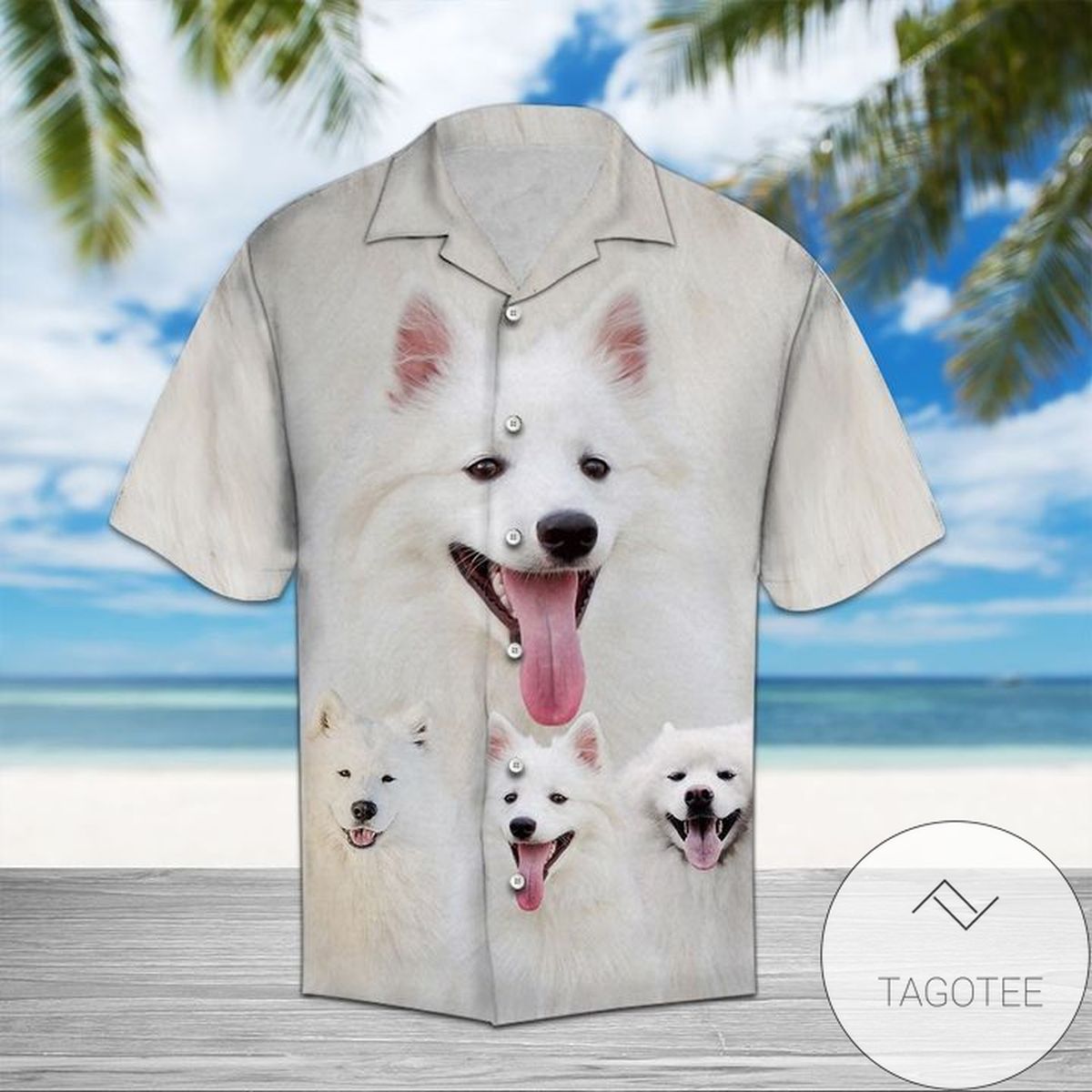 American Eskimo Dog Lovers Hawaii Shirt