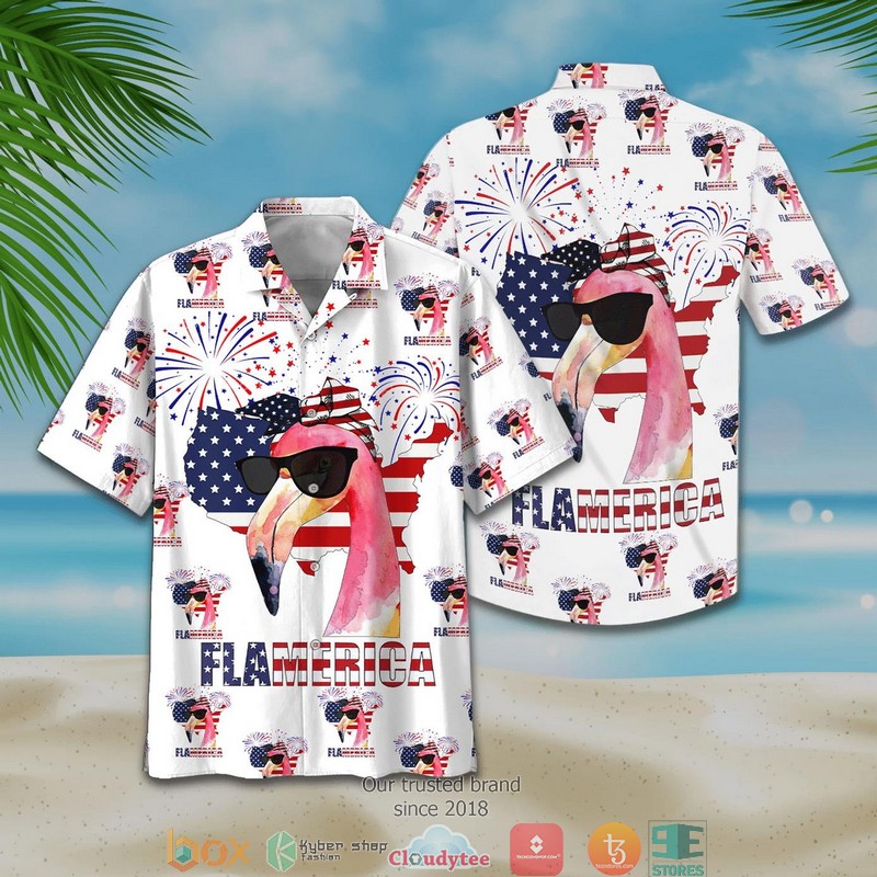 American Flag Eagle Statue of Liberty We The People Hawaiian Shirt