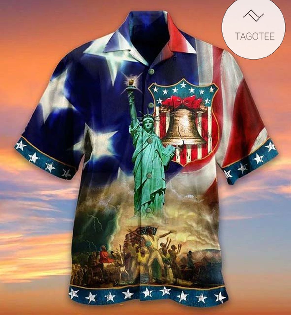 American Football Colorful Hawaiian Shirt