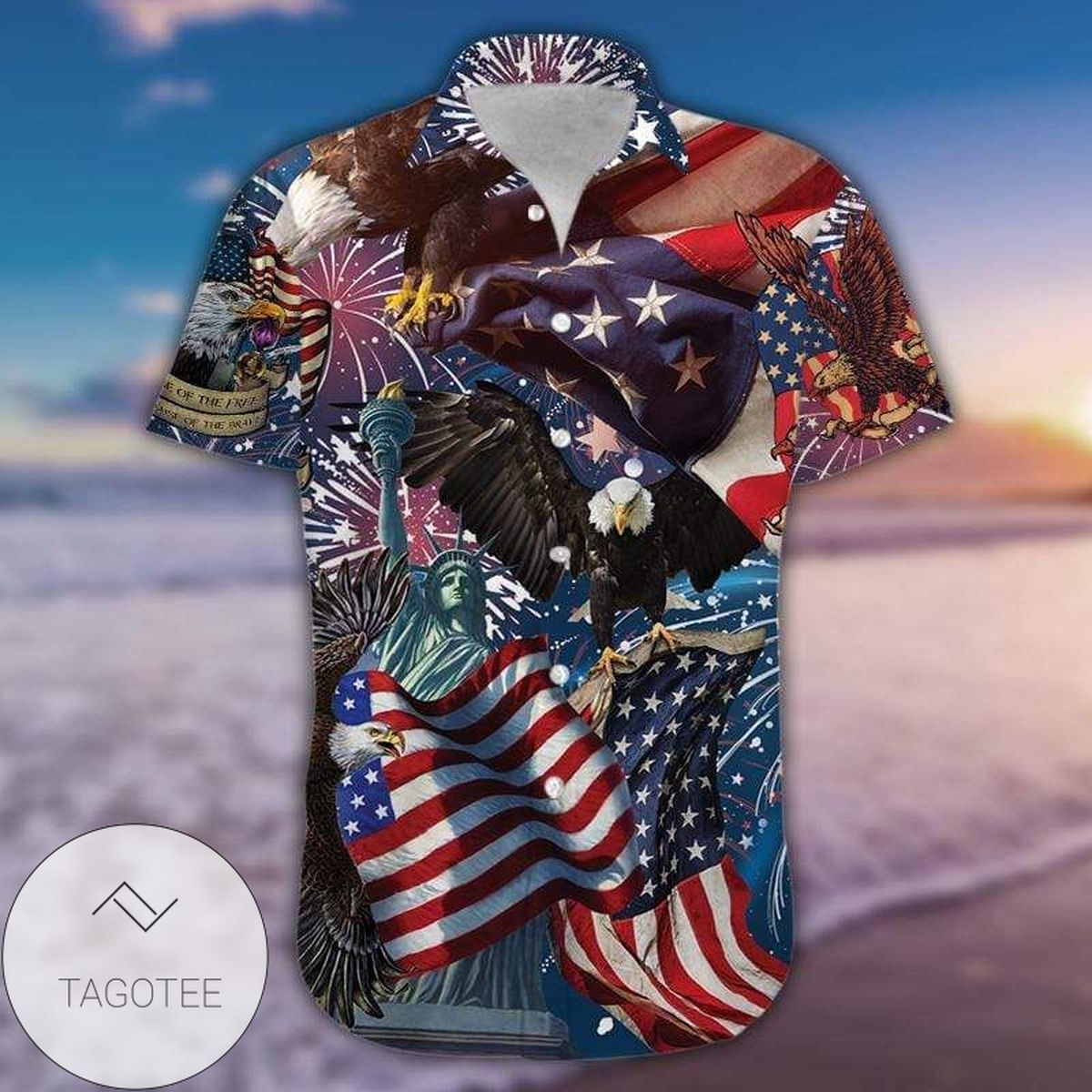 American Motorcycle Sport Racing Hawaiian Shirt