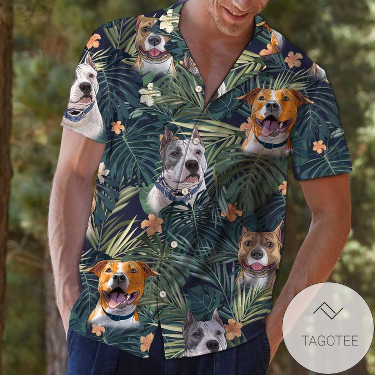 American Police Puppy Hawaiian Shirt