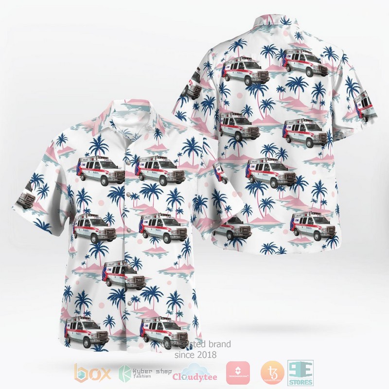 Amiens SC Hawaiian Shirt, Beach Short